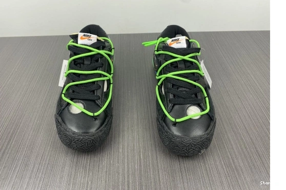O-W Low Nike Green Blazer x Electro DH7863-001 Black 0910
